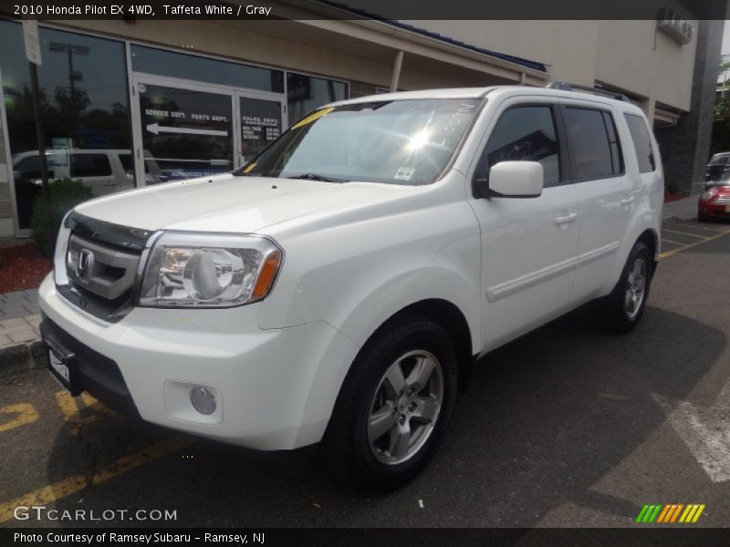 Taffeta White / Gray 2010 Honda Pilot EX 4WD