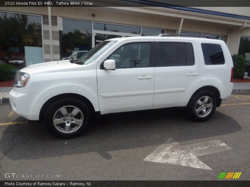 Taffeta White / Gray 2010 Honda Pilot EX 4WD