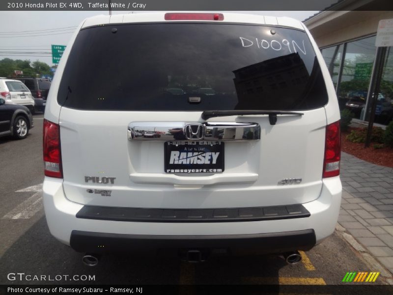 Taffeta White / Gray 2010 Honda Pilot EX 4WD