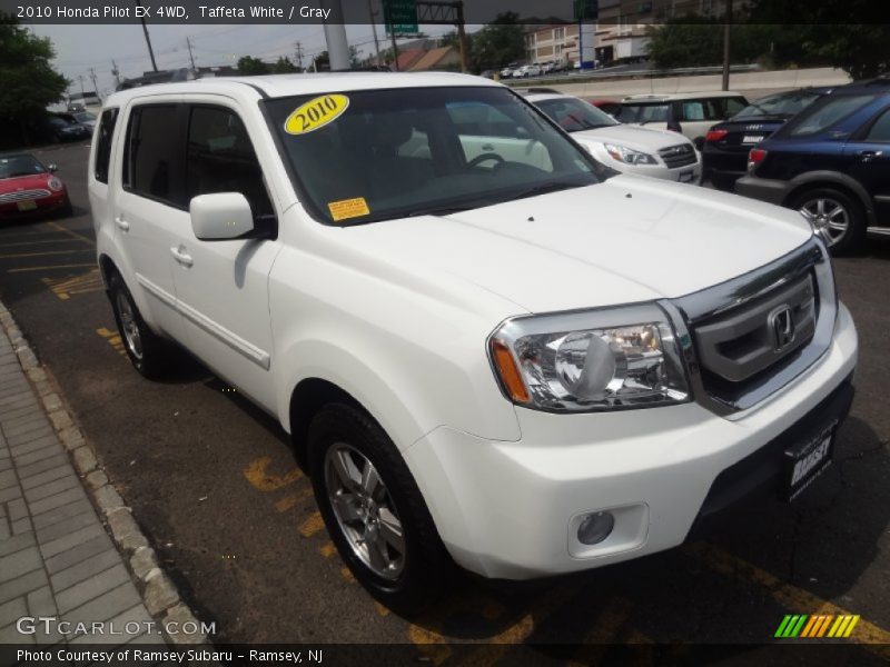 Taffeta White / Gray 2010 Honda Pilot EX 4WD