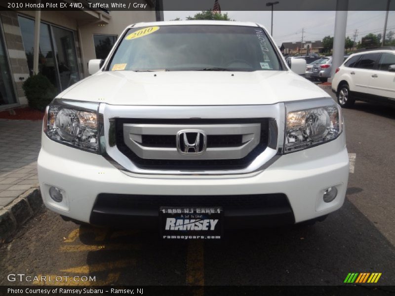 Taffeta White / Gray 2010 Honda Pilot EX 4WD
