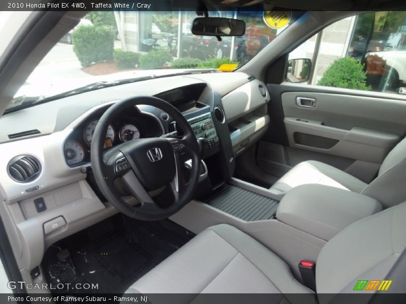 Taffeta White / Gray 2010 Honda Pilot EX 4WD