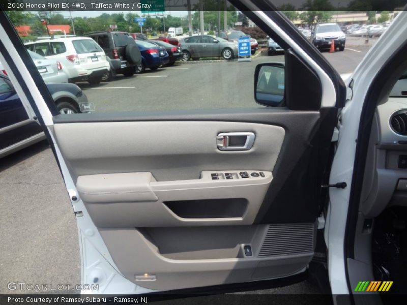 Taffeta White / Gray 2010 Honda Pilot EX 4WD