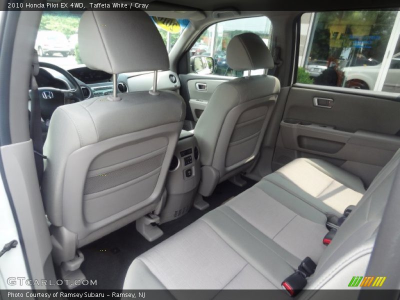 Taffeta White / Gray 2010 Honda Pilot EX 4WD