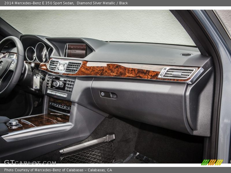 Diamond Silver Metallic / Black 2014 Mercedes-Benz E 350 Sport Sedan