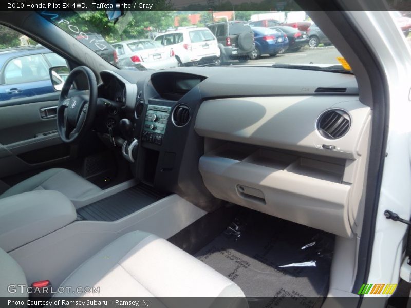 Taffeta White / Gray 2010 Honda Pilot EX 4WD