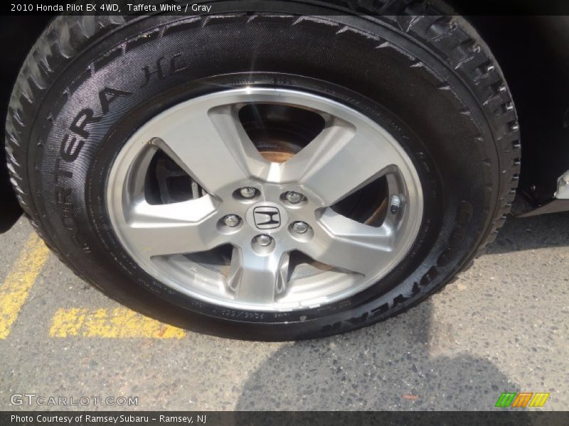 Taffeta White / Gray 2010 Honda Pilot EX 4WD