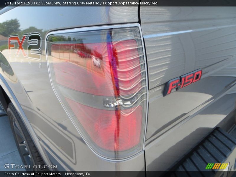 Sterling Gray Metallic / FX Sport Appearance Black/Red 2013 Ford F150 FX2 SuperCrew