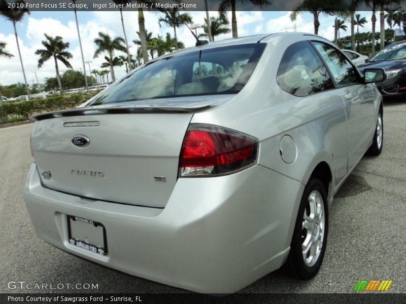 Ingot Silver Metallic / Medium Stone 2010 Ford Focus SE Coupe