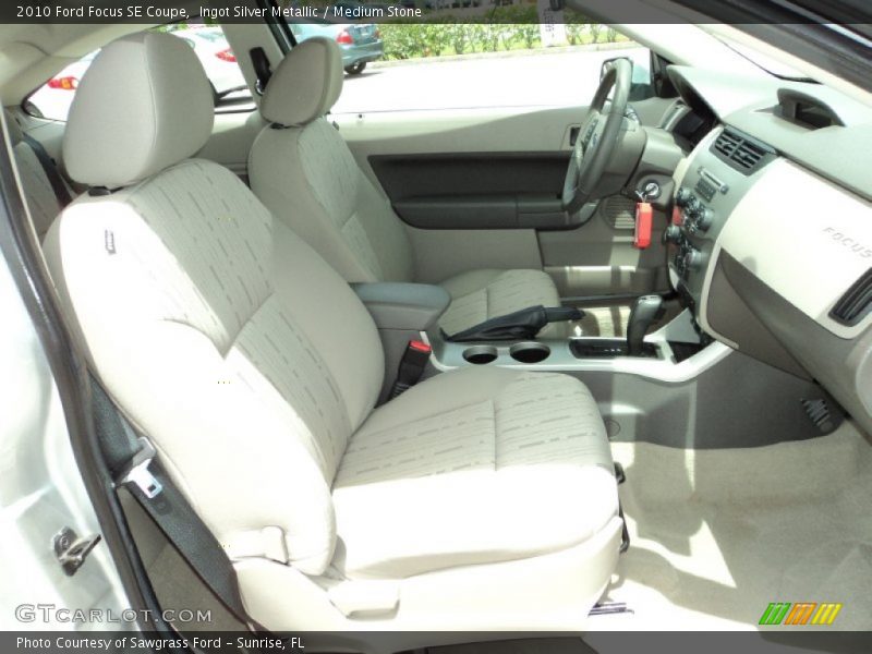 Ingot Silver Metallic / Medium Stone 2010 Ford Focus SE Coupe