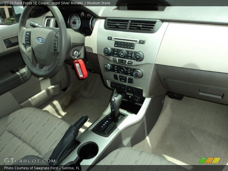 Ingot Silver Metallic / Medium Stone 2010 Ford Focus SE Coupe
