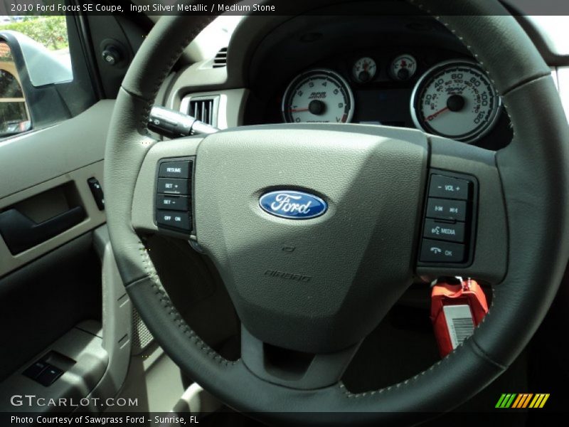 Ingot Silver Metallic / Medium Stone 2010 Ford Focus SE Coupe