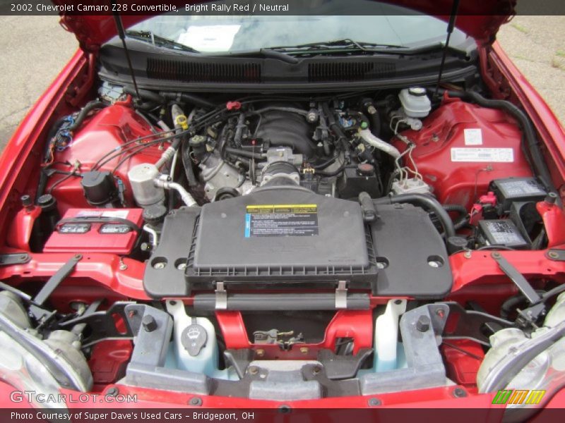  2002 Camaro Z28 Convertible Engine - 5.7 Liter OHV 16-Valve LS1 V8