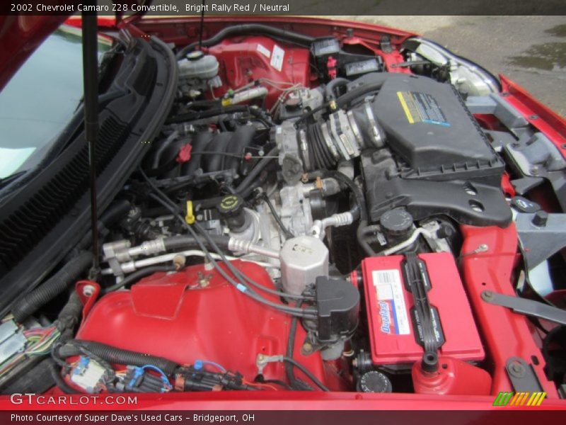  2002 Camaro Z28 Convertible Engine - 5.7 Liter OHV 16-Valve LS1 V8