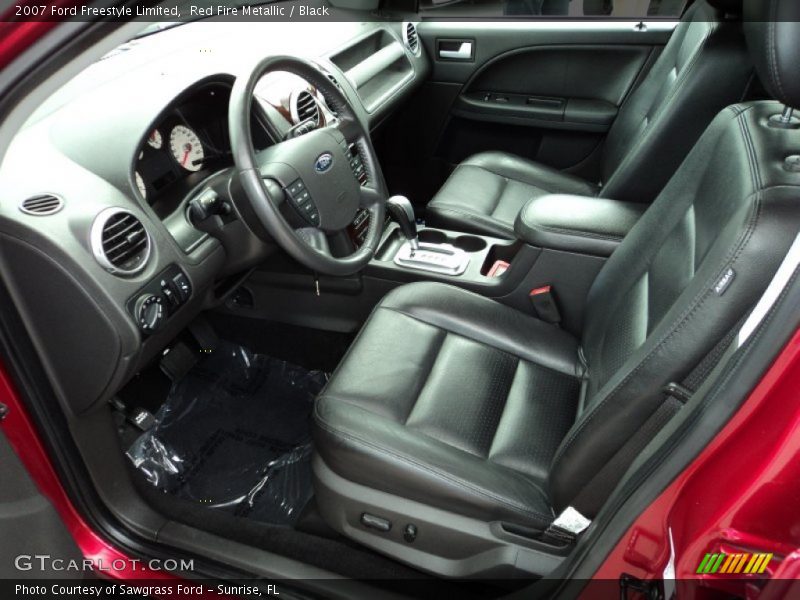  2007 Freestyle Limited Black Interior