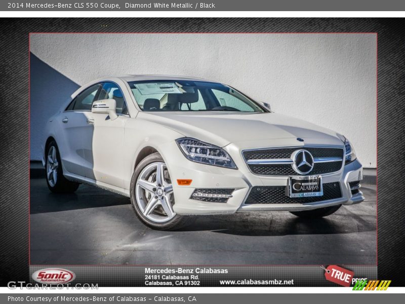 Diamond White Metallic / Black 2014 Mercedes-Benz CLS 550 Coupe