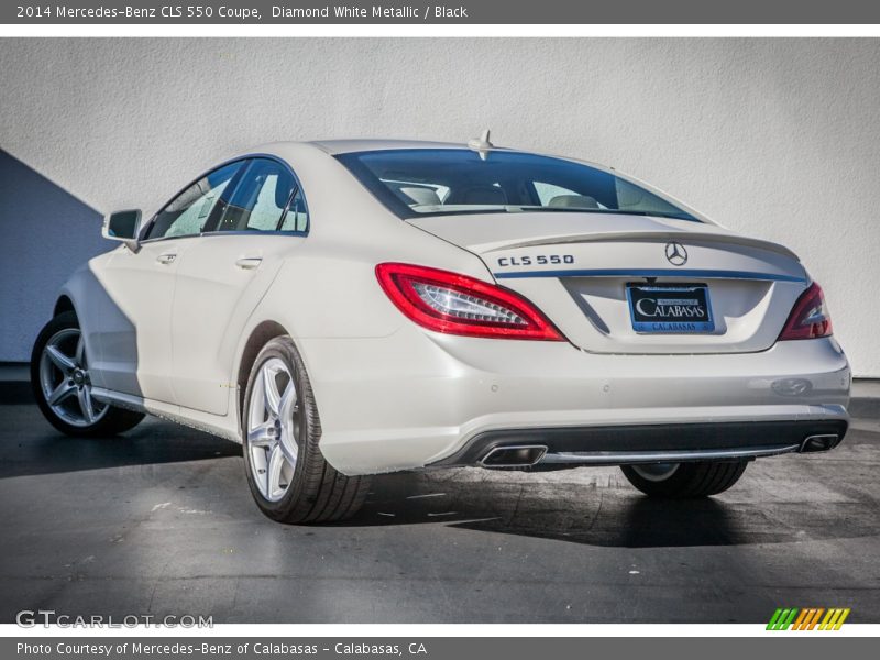 Diamond White Metallic / Black 2014 Mercedes-Benz CLS 550 Coupe