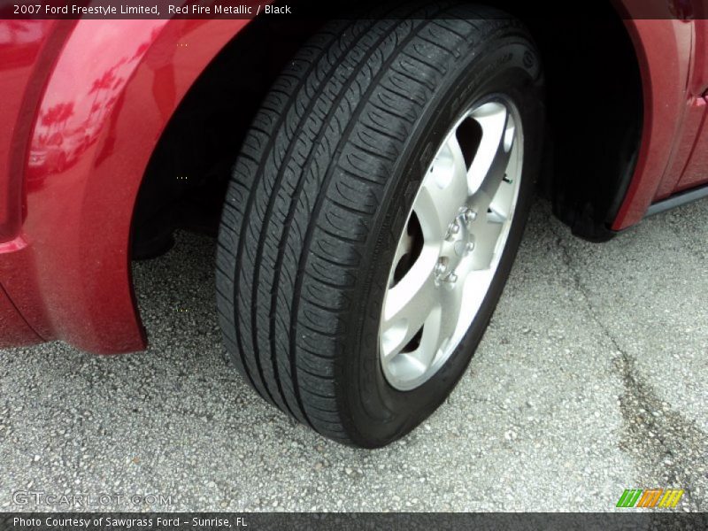 Red Fire Metallic / Black 2007 Ford Freestyle Limited