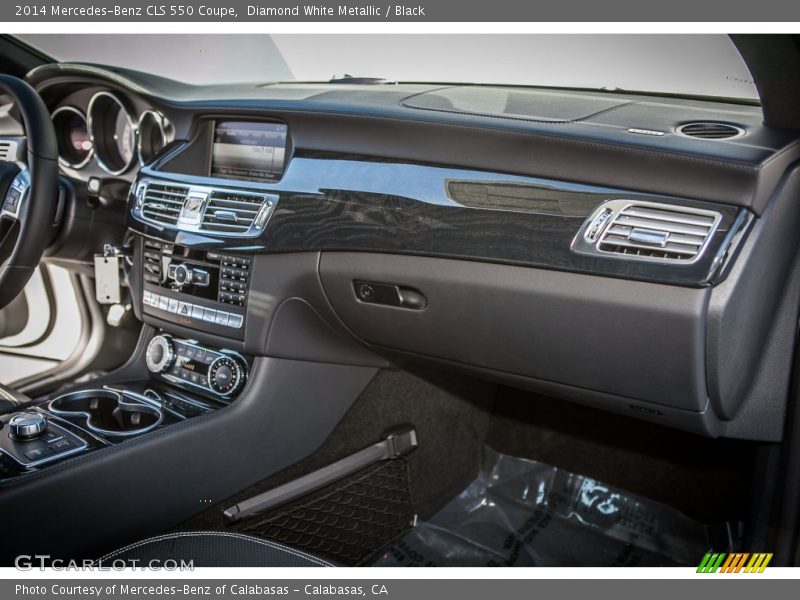 Diamond White Metallic / Black 2014 Mercedes-Benz CLS 550 Coupe