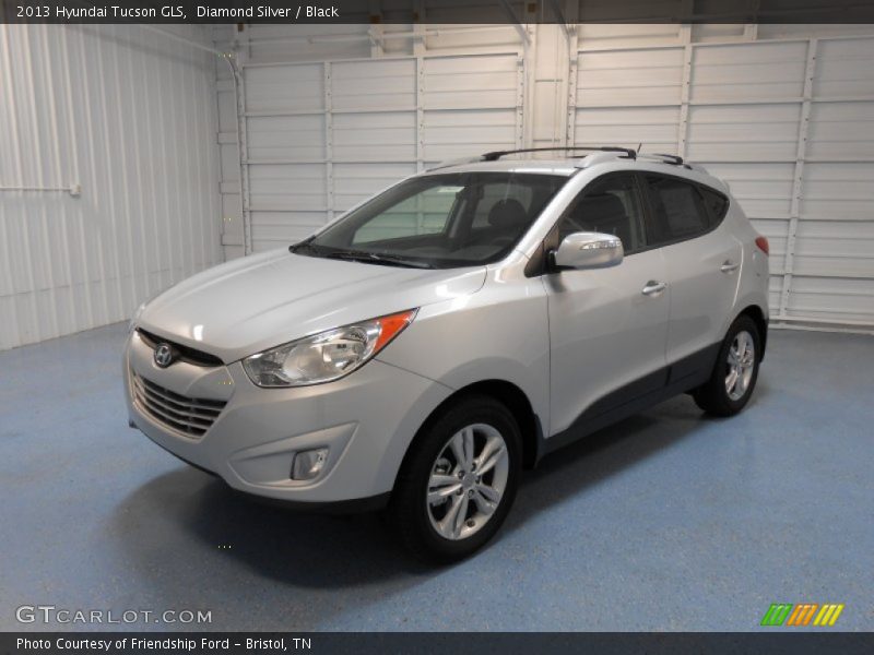 Diamond Silver / Black 2013 Hyundai Tucson GLS