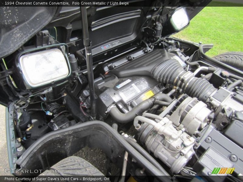  1994 Corvette Convertible Engine - 5.7 Liter OHV 16-Valve LT1 V8