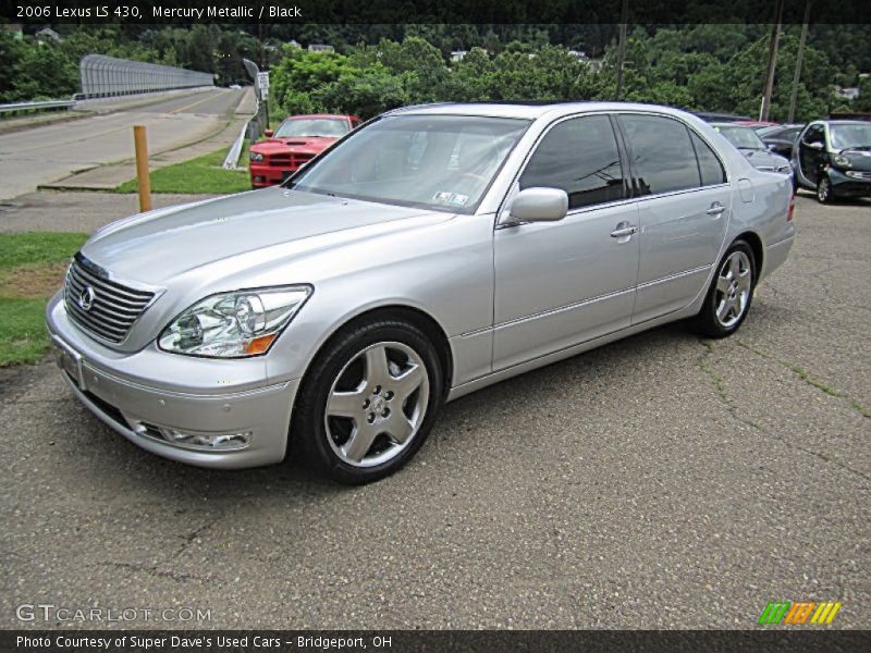 Mercury Metallic / Black 2006 Lexus LS 430