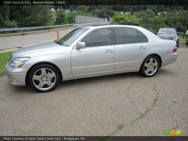 Mercury Metallic / Black 2006 Lexus LS 430