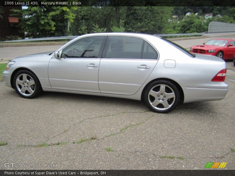 Mercury Metallic / Black 2006 Lexus LS 430