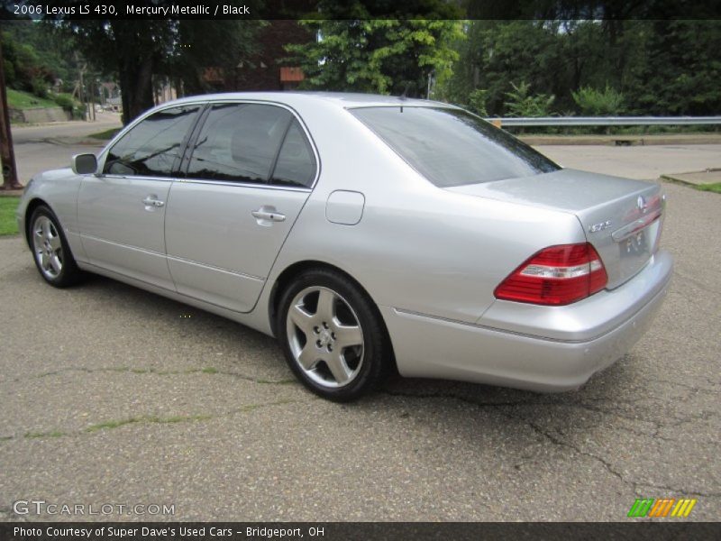 Mercury Metallic / Black 2006 Lexus LS 430