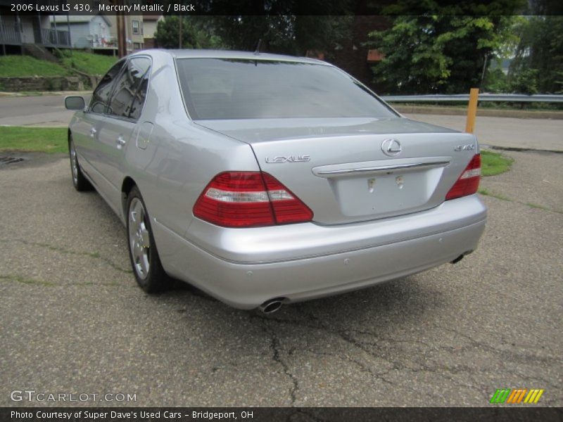 Mercury Metallic / Black 2006 Lexus LS 430