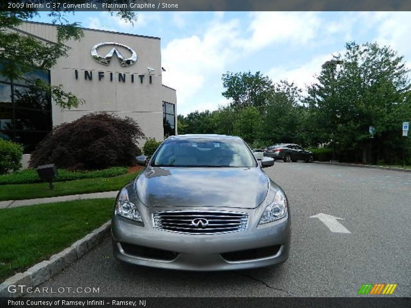 Platinum Graphite / Stone 2009 Infiniti G 37 Convertible
