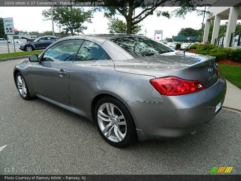 Platinum Graphite / Stone 2009 Infiniti G 37 Convertible