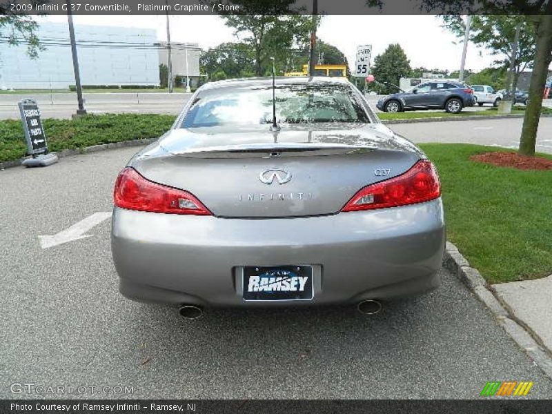 Platinum Graphite / Stone 2009 Infiniti G 37 Convertible