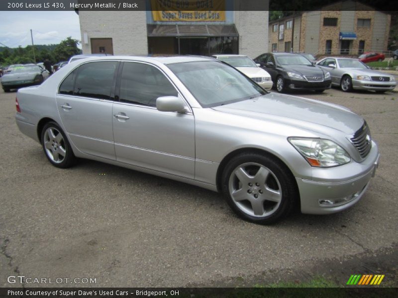 Mercury Metallic / Black 2006 Lexus LS 430