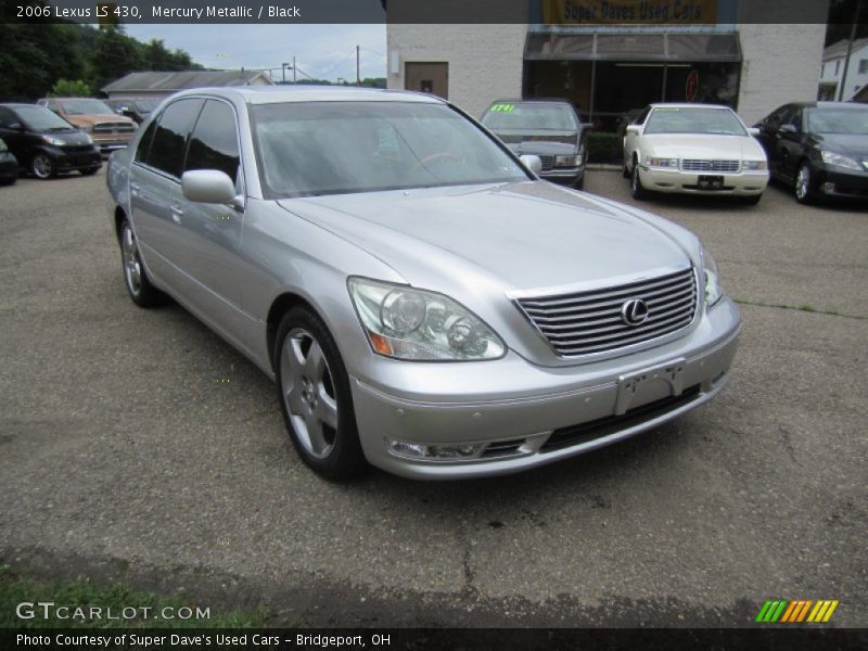 Mercury Metallic / Black 2006 Lexus LS 430