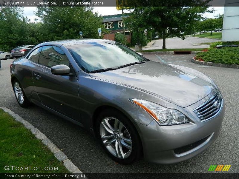 Platinum Graphite / Stone 2009 Infiniti G 37 Convertible