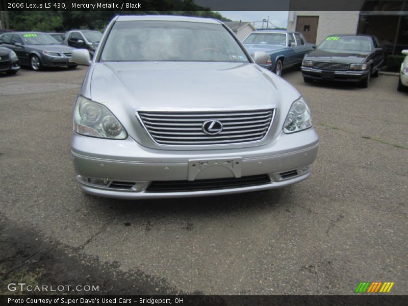 Mercury Metallic / Black 2006 Lexus LS 430