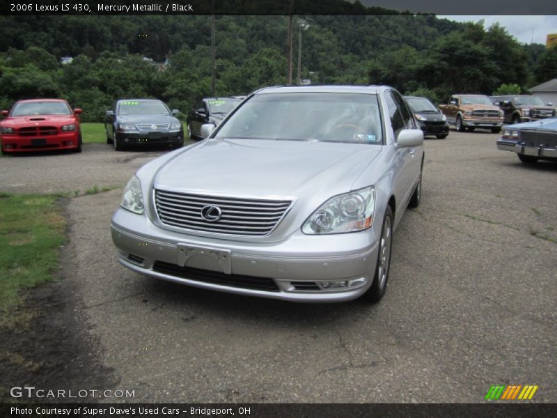 Mercury Metallic / Black 2006 Lexus LS 430