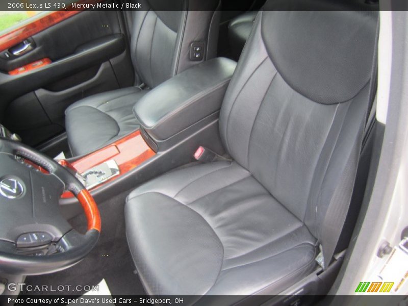 Mercury Metallic / Black 2006 Lexus LS 430