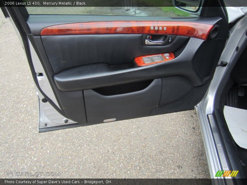 Mercury Metallic / Black 2006 Lexus LS 430