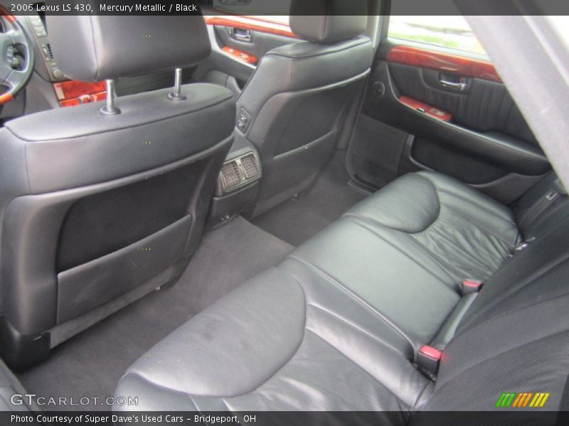 Mercury Metallic / Black 2006 Lexus LS 430