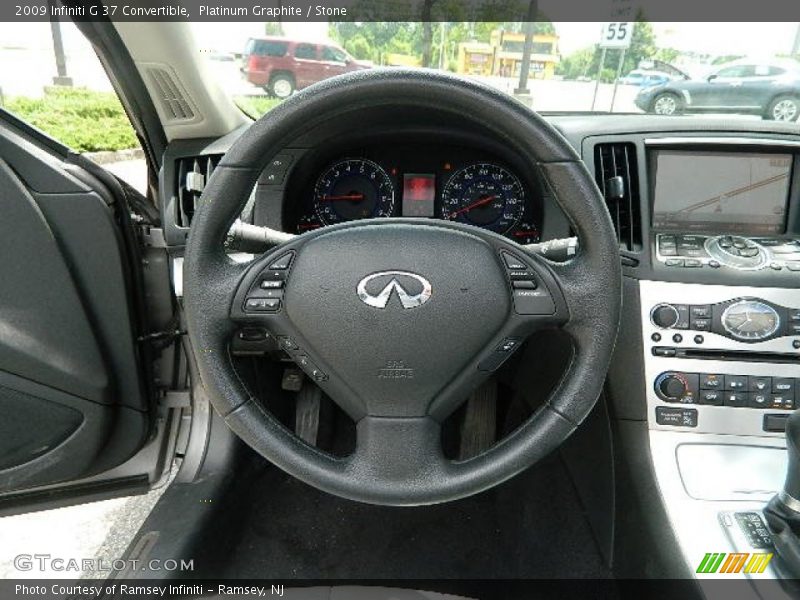 Platinum Graphite / Stone 2009 Infiniti G 37 Convertible