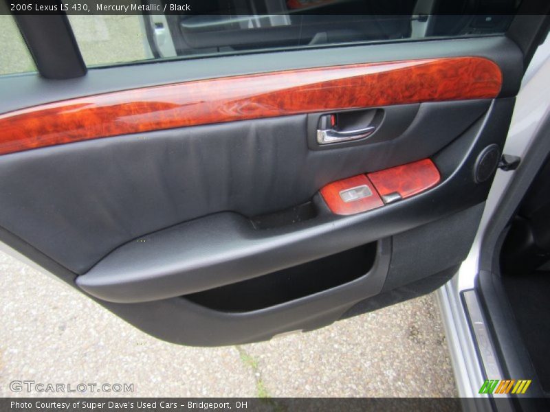 Mercury Metallic / Black 2006 Lexus LS 430