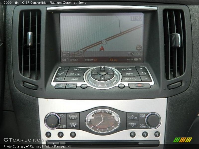 Platinum Graphite / Stone 2009 Infiniti G 37 Convertible