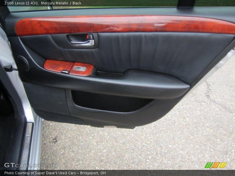 Mercury Metallic / Black 2006 Lexus LS 430
