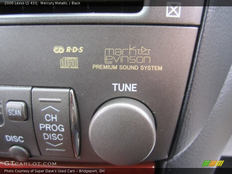 Mercury Metallic / Black 2006 Lexus LS 430