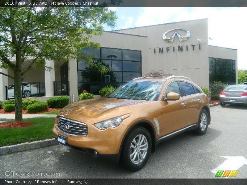 Mojave Copper / Chestnut 2010 Infiniti FX 35 AWD