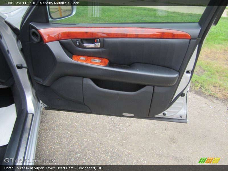 Mercury Metallic / Black 2006 Lexus LS 430