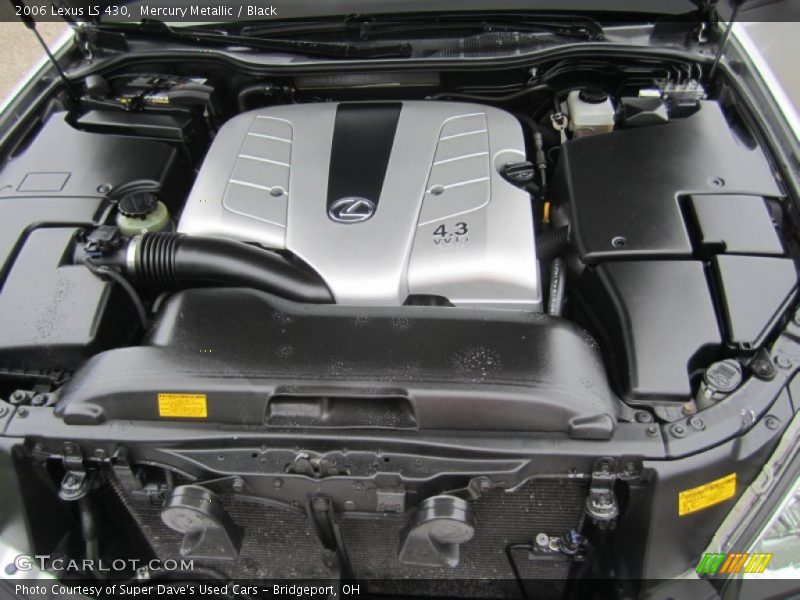 Mercury Metallic / Black 2006 Lexus LS 430