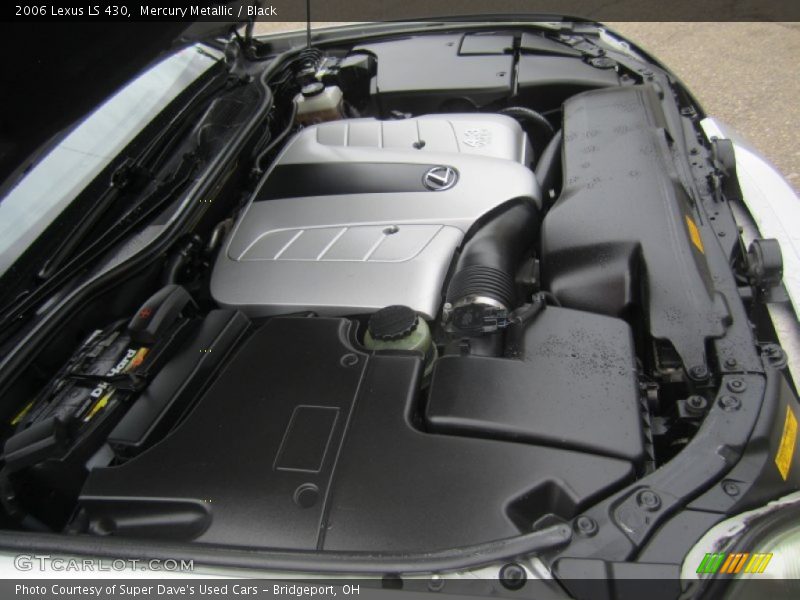 Mercury Metallic / Black 2006 Lexus LS 430